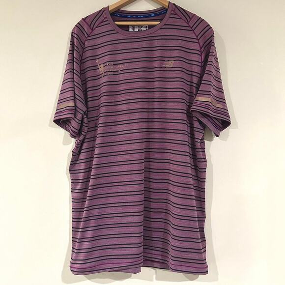 2018 New Balance TCS New York Marathon Tee Shirt - Picture 1 of 6